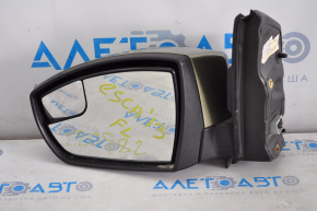 Oglindă laterală stângă Ford Escape MK3 13-16 pre-restilizare, 3 pini, verde