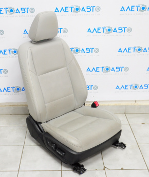 Scaun pasager Lexus ES300h ES350 13-18 cu airbag, electric, incalzire, ventilatie, piele gri.