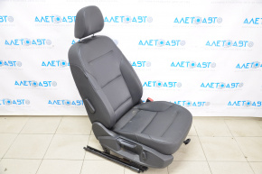 Scaun de pasager VW Golf 15- cu airbag, piele neagră, manual + electric