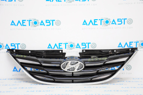 Решетка радиатора grill Hyundai Sonata 11-15 с эмблемой