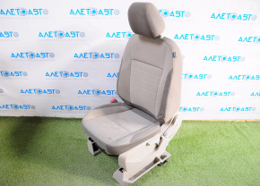 Scaun șofer Ford C-max MK2 13-18 fără airbag, manual, material textil bej, pentru curățare chimică.