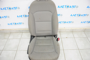 Scaun de pasager Hyundai Elantra AD 17-20 fără airbag, material textil gri, ars, necesită curățare