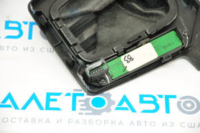 Ручка КПП с наклакдой шифтера VW Passat b7 12-15 USA кожа черная, глянцевая накладка