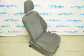 Scaun de pasager Toyota Prius 30 10-15 fără airbag, manual, velur gri închis, murdar.