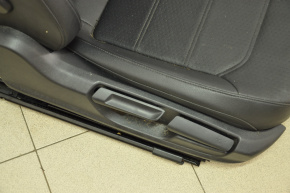 Scaun de pasager VW Passat b7 12-15 SUA cu airbag, manual, piele neagră