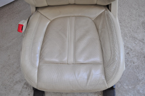 Scaun șofer Lincoln MKZ 13-16 cu airbag, electric, încălzire, piele bej.