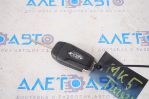 Ключ Ford Fusion mk5 13-16 4 кнопки, раскладной, потертый