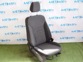 Пассажирское сидение Ford Fiesta 11-19 без airbag, тряпка черн, мех