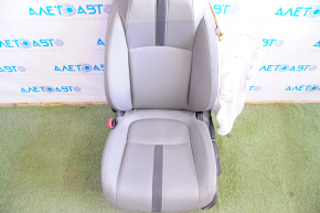 Scaun șofer Honda Civic X FC 16-18 4d fără airbag, manual, material textil gri, uzat