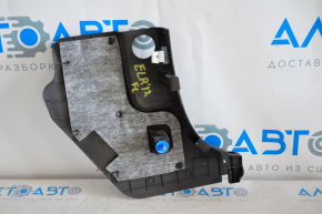 Capacul amortizorului frontal stânga jos Hyundai Elantra UD 11-16 negru.