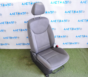 Scaun de pasager Hyundai Elantra UD 11-16 fără airbag, material textil gri, necesită curățare.