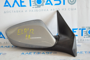 Зеркало боковое правое в сборе Hyundai Elantra UD 11-13 дорест, сер, 5 пинов