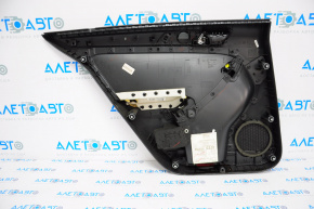 Capacul usii, cartela din spate dreapta VW Jetta 11-18 USA negru cu insertii gri