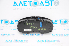 Щиток приборов VW Jetta 11-18 USA 1.4T 1.8T 2.0 103k царапины