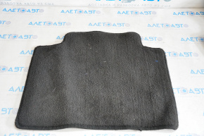 Covorul din spate dreapta al salonului Nissan Rogue 14-20, material textil, negru.