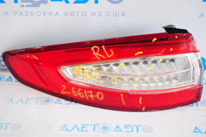 Lampa exterioară aripă stângă Ford Fusion mk5 13-16, fisură în parbriz.