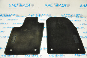 Set de covorașe pentru interiorul Jeep Grand Cherokee WK2 11-21, negru, din material textil.