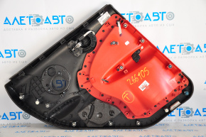 Capacul usii card spate dreapta Mini Cooper Countryman R60 10-16 negru, insertie rosie, zgarietura