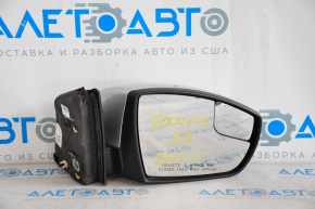 Oglindă laterală dreapta Ford Focus mk3 15-18 restilizat, 7 pini, semnalizator, argintiu