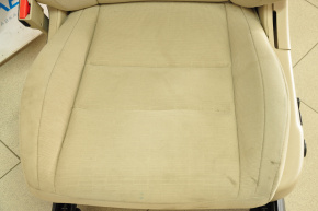 Scaun șofer Jeep Grand Cherokee WK2 14-16 fără airbag, electric, material textil bej, necesită curățare chimică