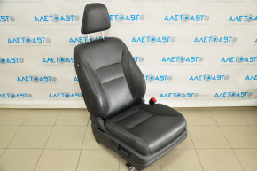 Scaun de pasager Honda Accord 13-17 cu airbag, touring, electric, piele neagră.