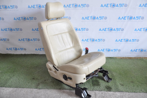 Пассажирское сидение Ford Flex 13-19 кожа, с airbag,беж,электо-мех,под химчистку