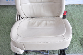 Пассажирское сидение Ford Flex 13-19 кожа, с airbag,беж,электо-мех,под химчистку