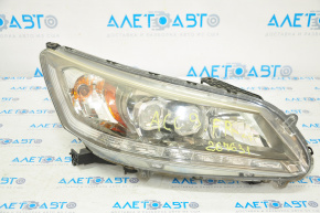 Farul din față dreapta asamblat pentru Honda Accord 13-15 SUA cu LED-uri