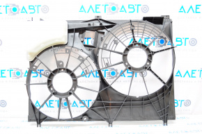 Диффузор кожух радиатора голый Toyota Highlander 14-19 3.5 под низкие моторчики новый OEM оригинал