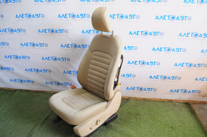 Scaun șofer Ford Fusion mk5 13-16 fără airbag, electric, material textil bej, de curățat chimic