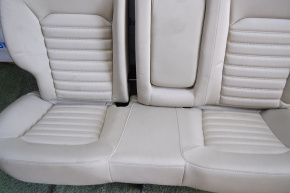 Rândul din spate al scaunelor, al doilea rând Ford Fusion mk5 17-20, material textil bej, de curățat chimic