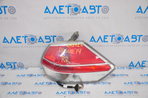 Lampa exterioară aripă dreapta Nissan Rogue 14-16 zgâriată.