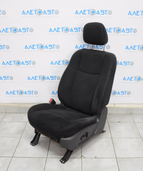 Водительское сидение Nissan Pathfinder 13-20 без airbag, электро, велюр черн