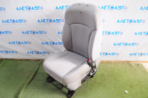 Scaun pasager Subaru Forester 14-18 SJ fără airbag, manual, material textil gri, necesită curățare chimică.