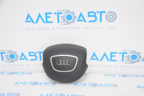 Подушка безопасности airbag в руль водительская Audi A4 B8 13-16 рест, черная, полез хром