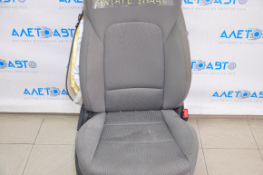 Scaun pasager Hyundai Santa FE Sport 13-16, fara airbag, manual, material textil gri, uzat