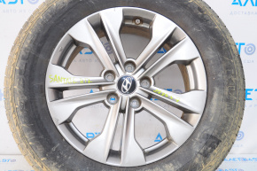 Roată de 17 inch pentru Hyundai Santa FE Sport 13-16, cu jantă și protecție pentru bordură.