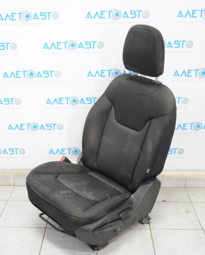 Scaun șofer Jeep Renegade 15- fără airbag, manual, material textil, negru, de curățat chimic