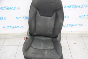 Scaun șofer Jeep Renegade 15- fără airbag, manual, material textil, negru, de curățat chimic