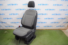 Scaun șofer Ford Escape MK3 13-19 fără airbag, material textil negru-gri. Acționare electrică.