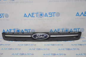 Grila radiatorului Ford Escape MK3 13-16 pre-restilizare cu emblema și bandă cromată.