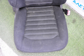 Scaun de pasager Ford Fusion mk5 13-16 fără airbag, manual, material textil negru