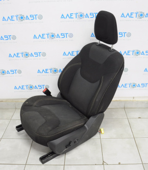 Scaun șofer Jeep Cherokee KL 14-18 fără airbag, electric, material textil negru.