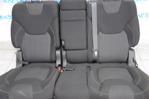 Rândul din spate al scaunelor, al doilea rând Jeep Cherokee KL 14-18, material textil negru