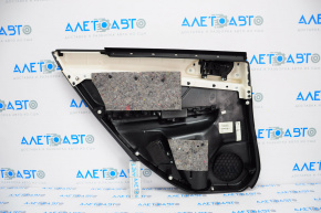 Capacul usii cardului din spate dreapta pentru Subaru XV Crosstrek 13-17, piele, negru