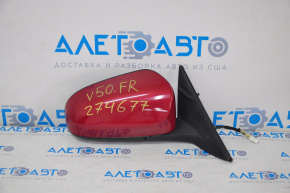 Зеркало боковое правое Toyota Camry v50 12-14 3 пина, красный 3R3