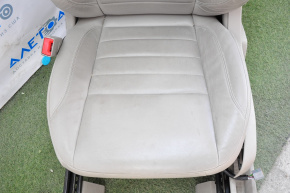 Водительское сидение Ford C-max MK2 13-18 с airbag, электро, кожа беж