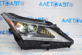 Far dreapta față asamblată Lexus RX350 RX450h 16-19 fără AFS LED 1 lentilă