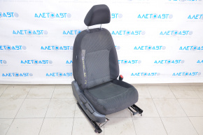 Пассажирское сидение VW Passat b8 16-19 USA без airbag, механич, тряпка черн