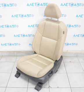 Водительское сидение Nissan Maxima A36 16- без airbag, электро, тряпка беж